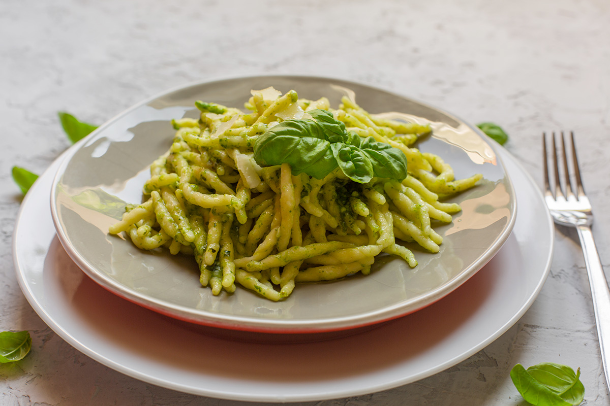 </noscript>La nostra ricetta di Trofie al Pesto